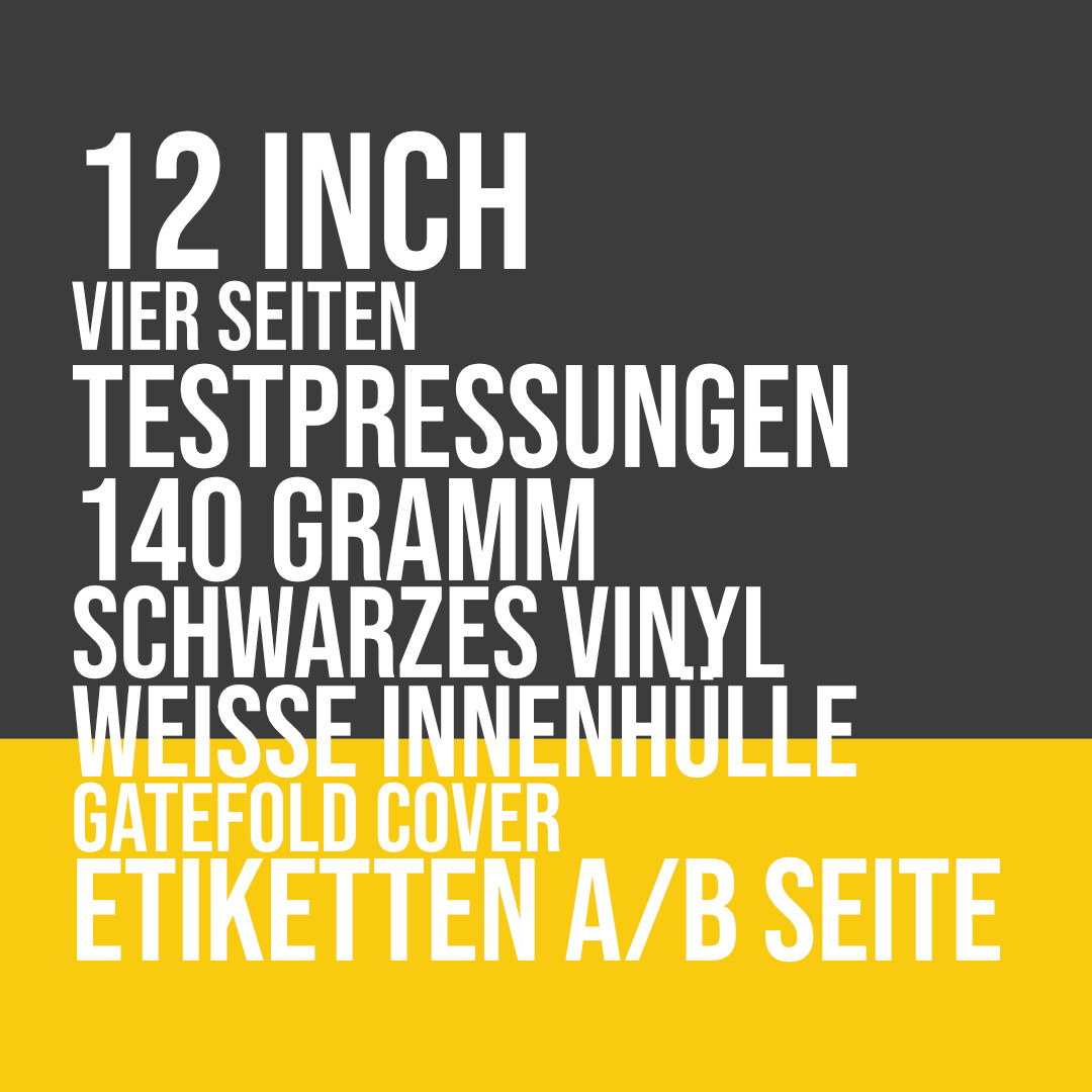 12 12" Doppel-Vinyl im Gatefold