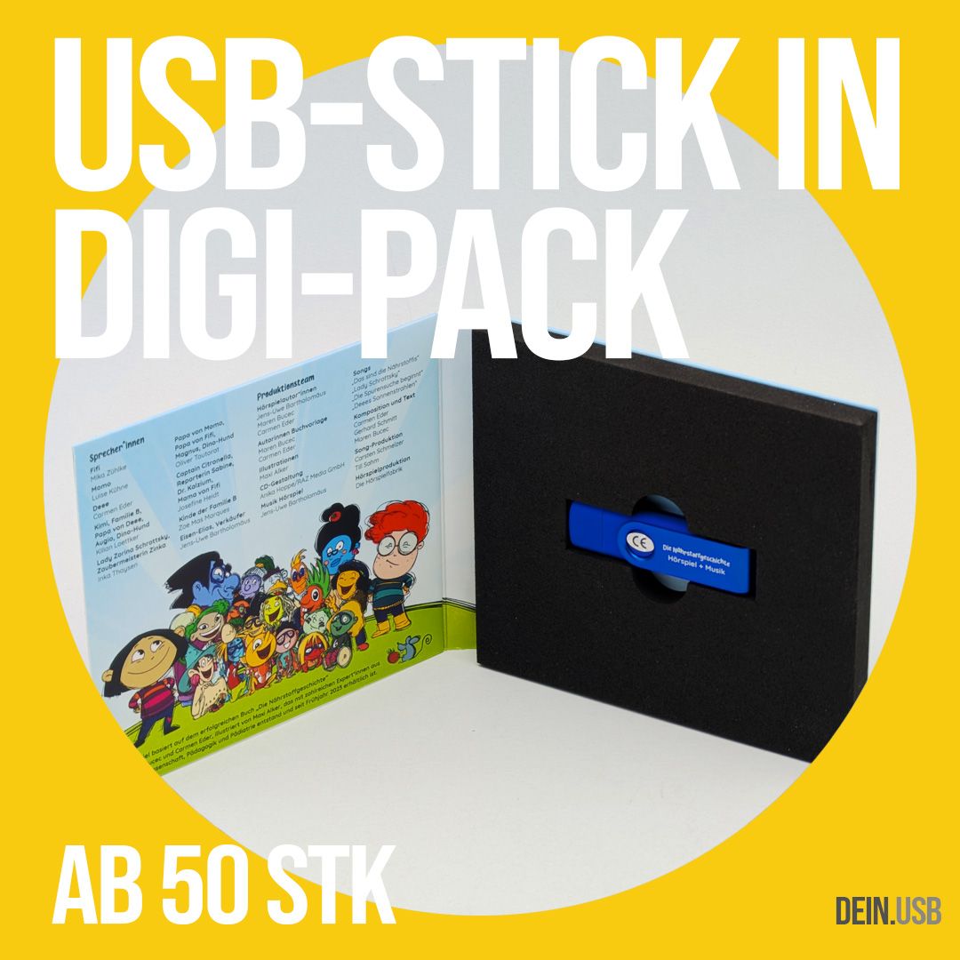 USB-Stick in USB DigiPack USB-Stick in USB DigiPack