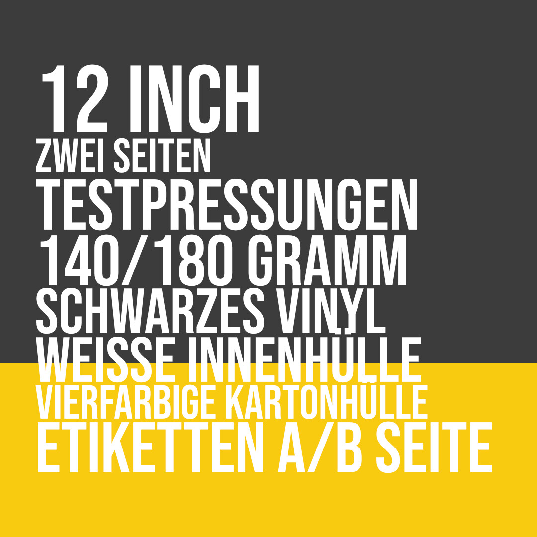 12 12" Vinyl Pressung