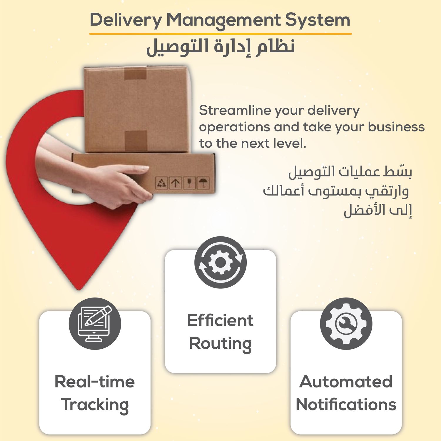 نطام إدارة التوصيل