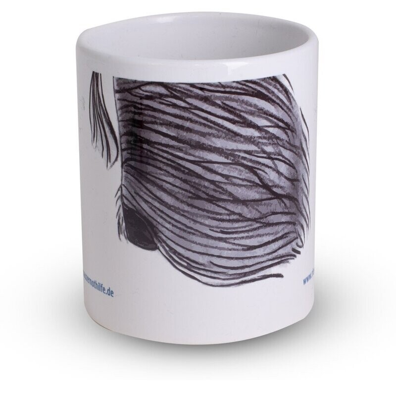 Tasse mit Bart