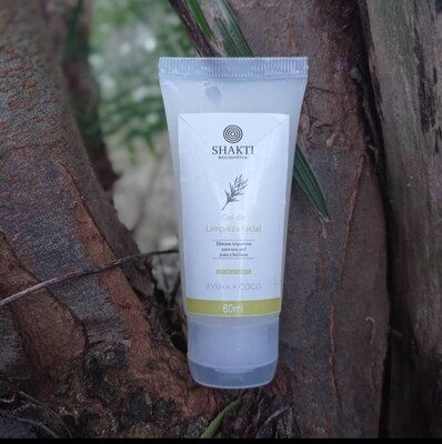 Gel de limpieza facial coco y avena 60ml