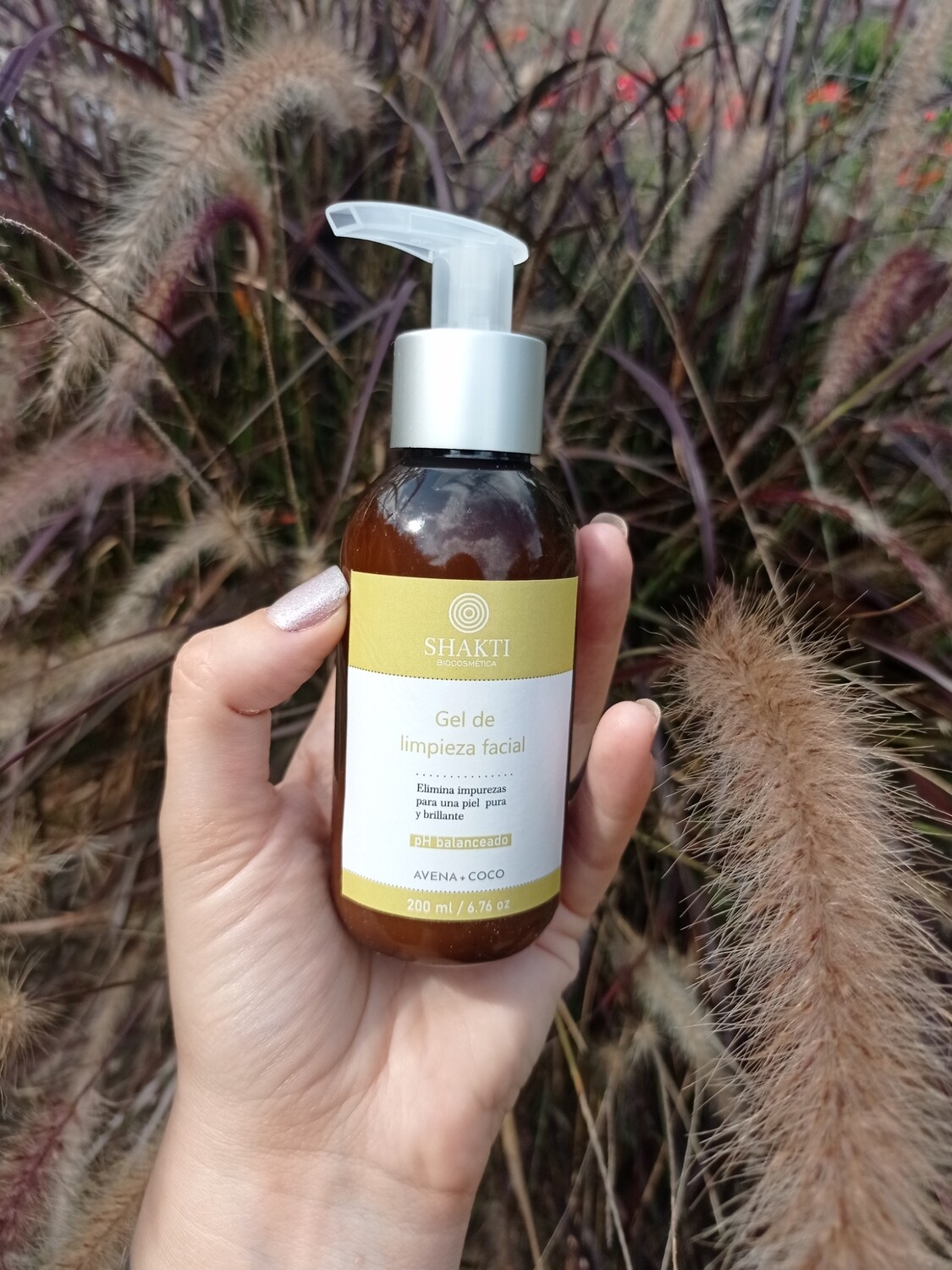 Gel de limpieza facial avena y coco 200ml