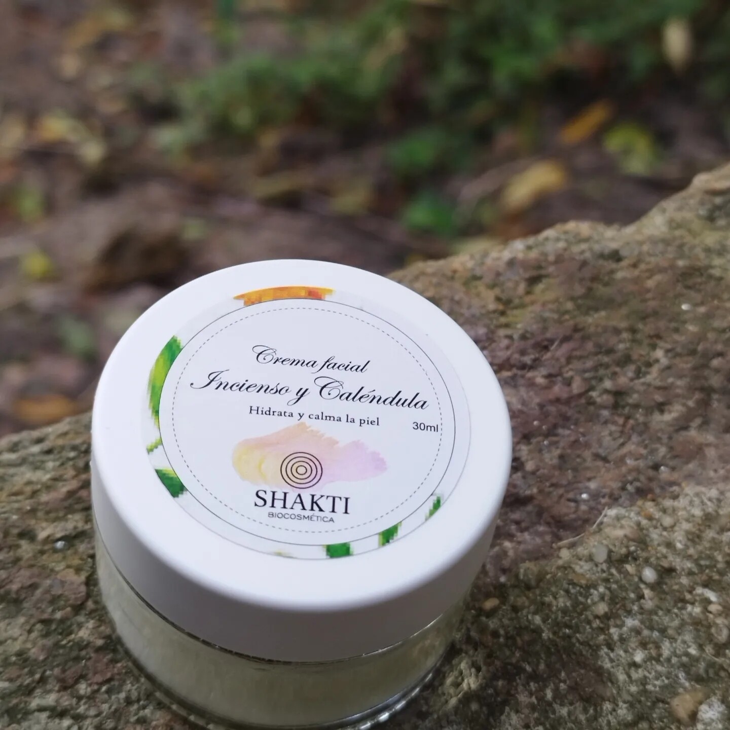 Crema hidratante facial incienso y caléndula