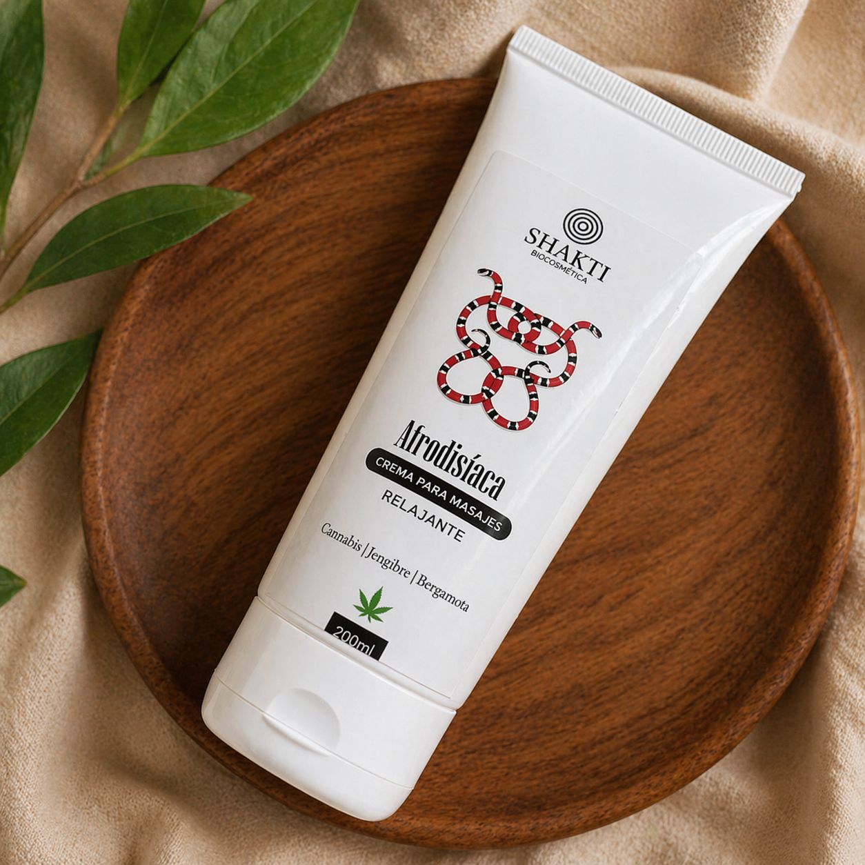 Crema para masajes Afrodisíaca