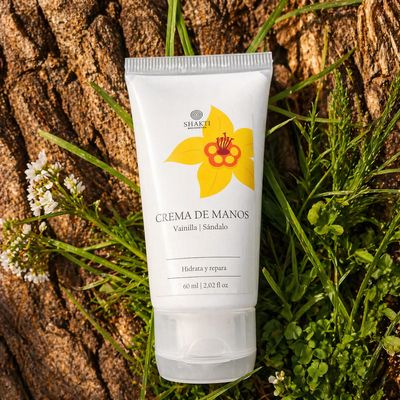 Crema de manos vainilla y sándalo