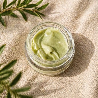 Exfoliante facial de Matcha y té verde