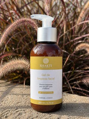 Gel de limpieza facial avena y coco 200ml