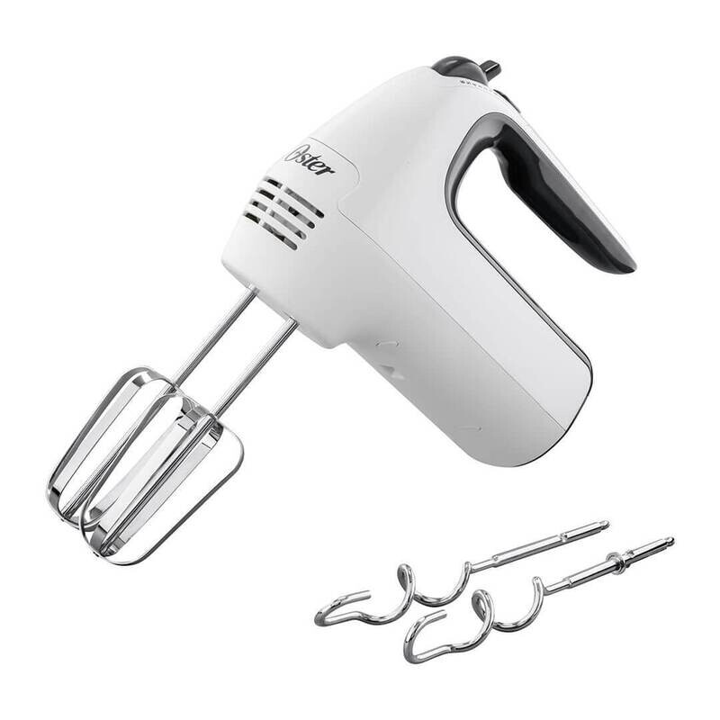 Batidora de mano blanca 6 velocidades oster FPSTHM3532