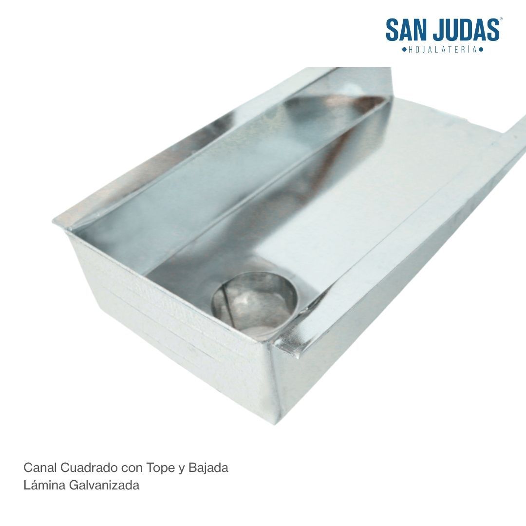 Canal Galvanizado Cuadrado