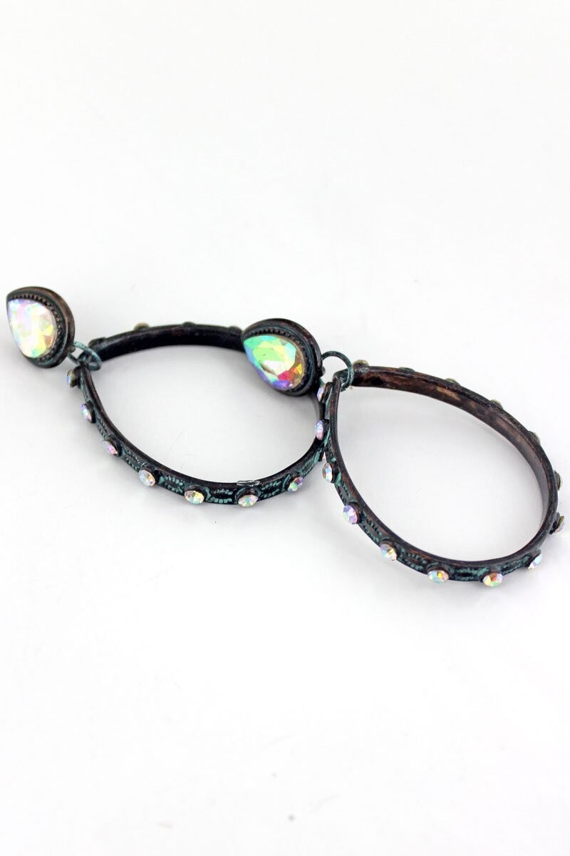 Kiruna Patina Teardrop Earrings
