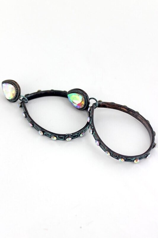 Kiruna Patina Teardrop Earrings