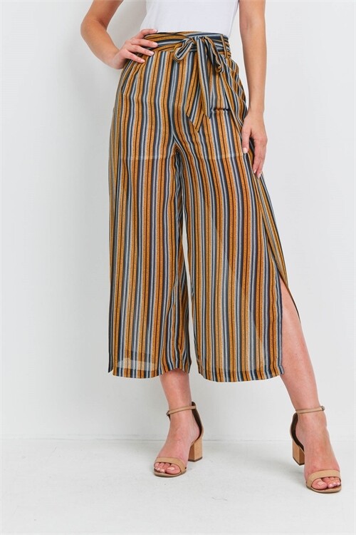 Mustard Stripe Pants
