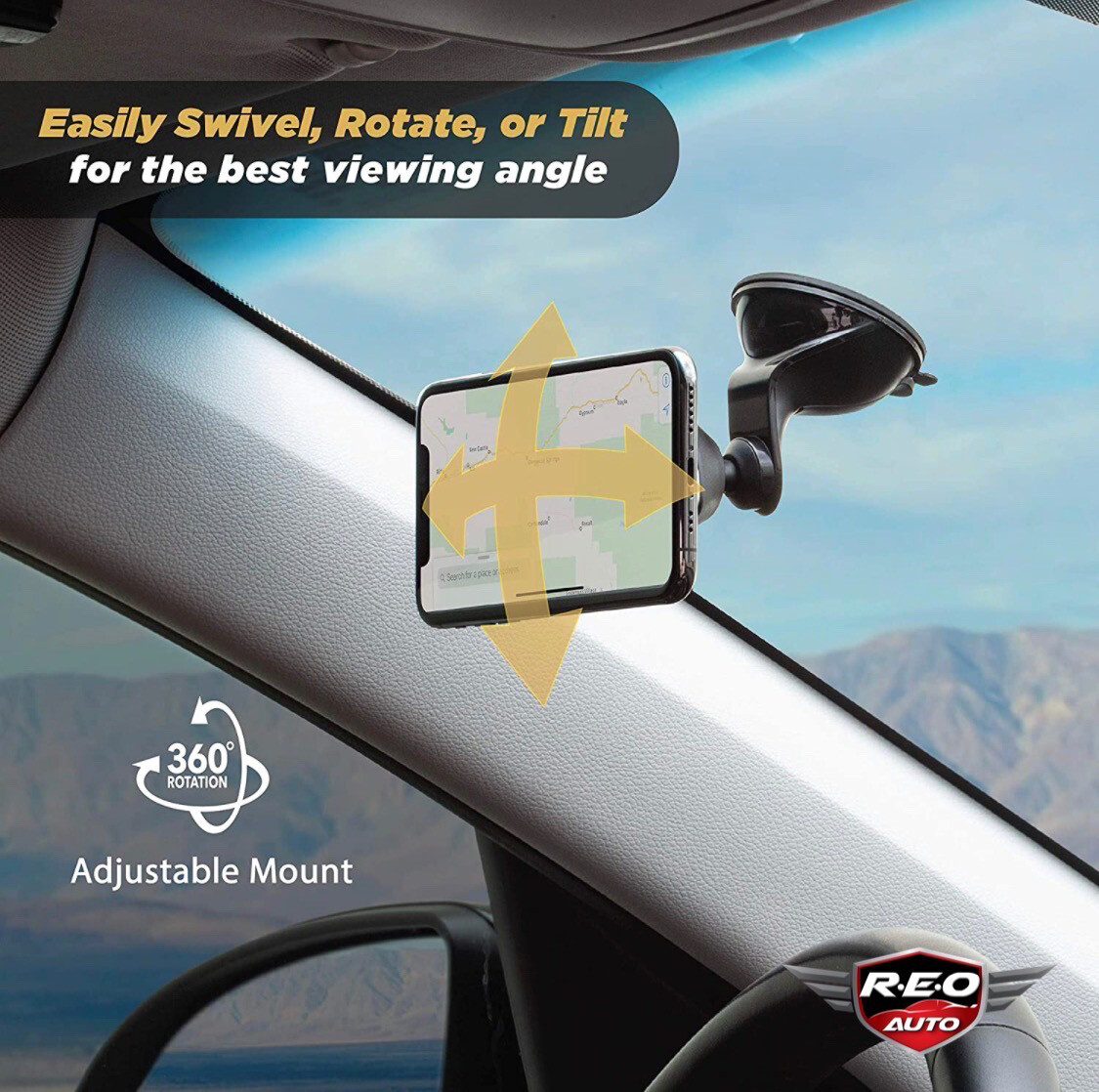 SCOSCHE MMWSM-RP MagicMount Select Magnetic Phone Suction Cup Mount