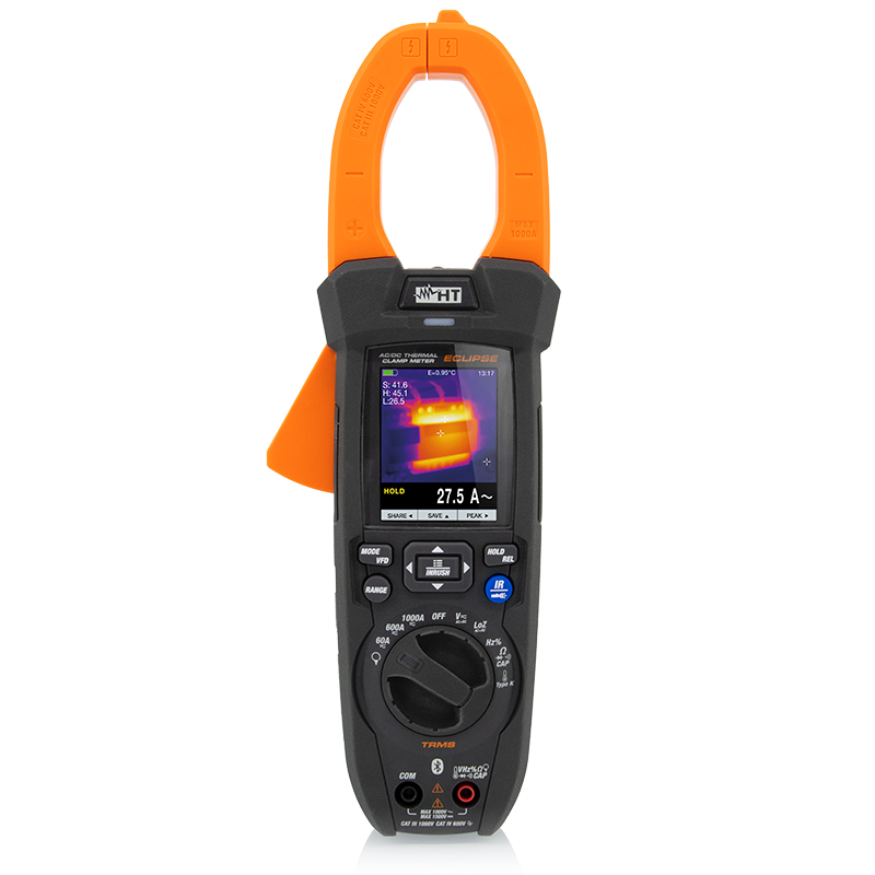 HT - ECLIPSE AC/DC TRMS 1000A clamp meter with integrated thermal imager