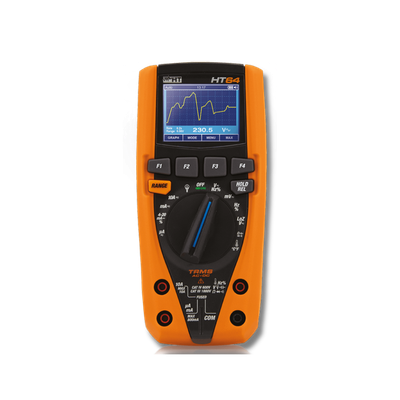 HT - 64 TRMS/AC+DC Digital Multimeter with color LCD display