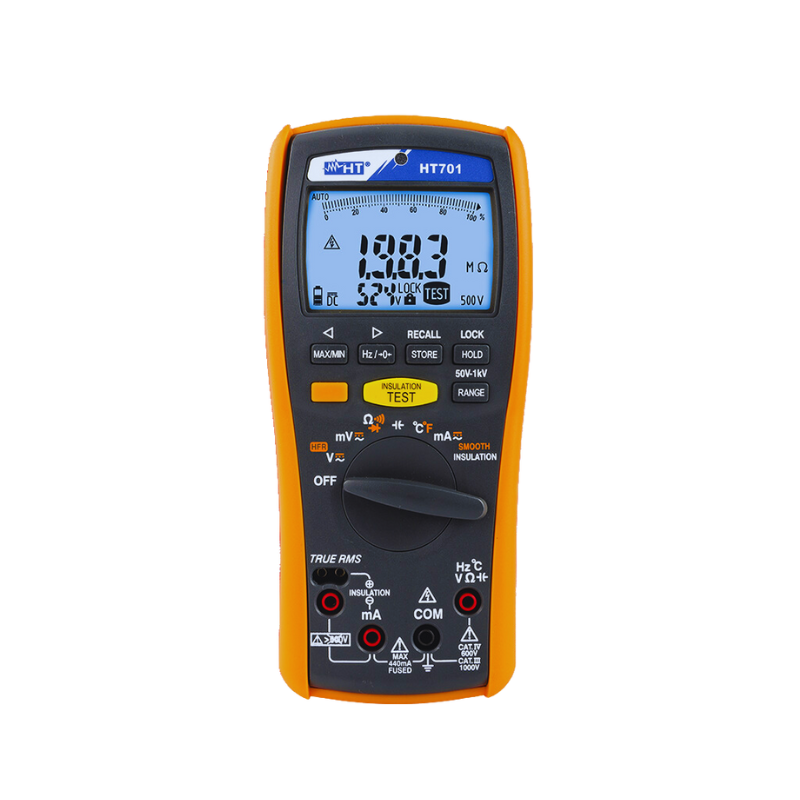 HT701 Professional Multimeter with insulation measurement up to 1000V