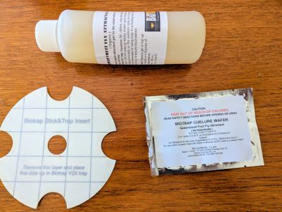 Biotrap refill for Garden Kit - Female and male lures, 5 sticky traps