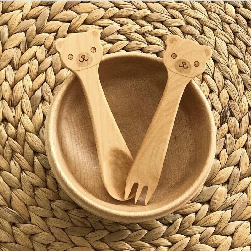 Holz Schälchen