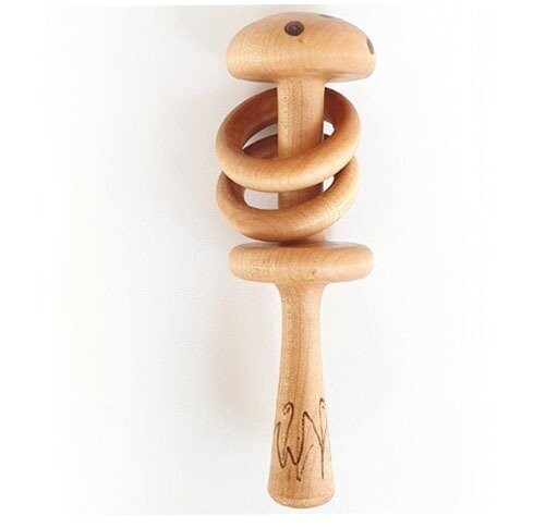 Holzrassel "Mushroom"