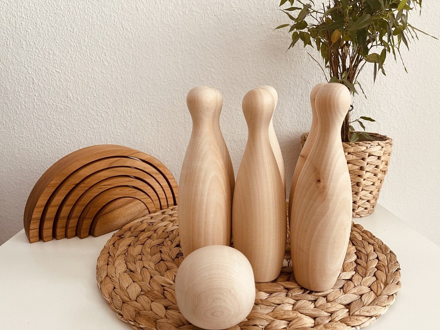 Holz Bowling-Set "Naturally"