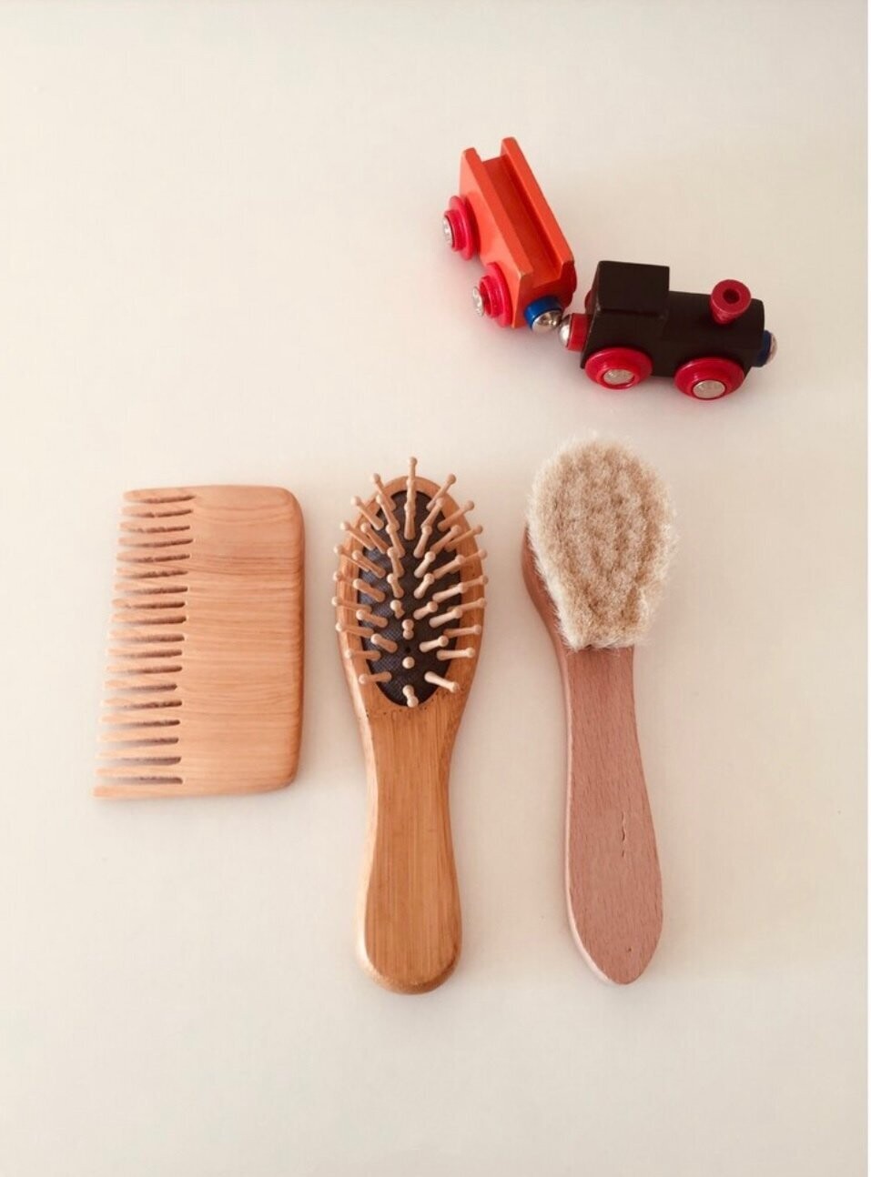 Baby/Kind-Bürsten-Set Eckig