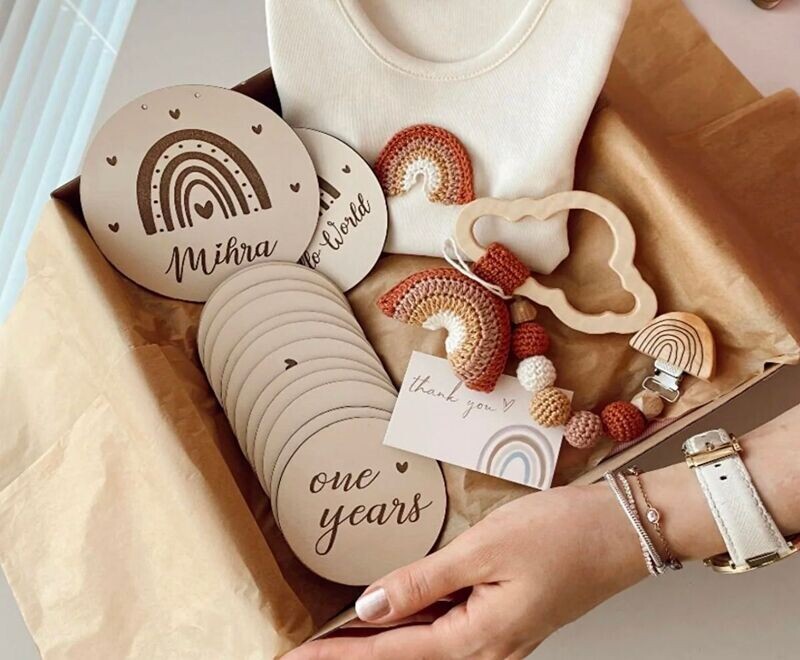 Rainbow Baby-Set 4-teilig