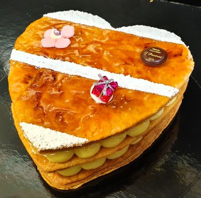 MILLEFEUILLE  VANILLE COEUR  2/3 PERSONNES
