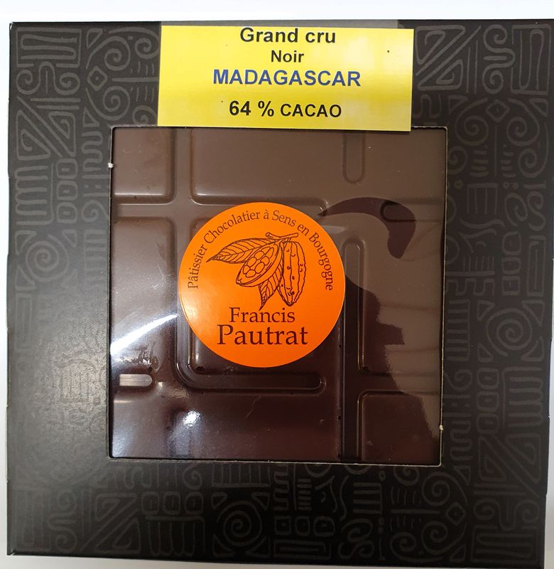 TABLETTE  GRAND CRU MADAGASCAR 64%