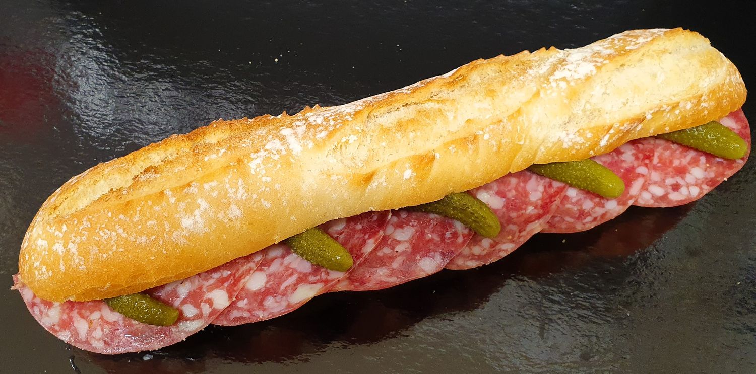 sandwich baguette ROSETTE DE LYON
