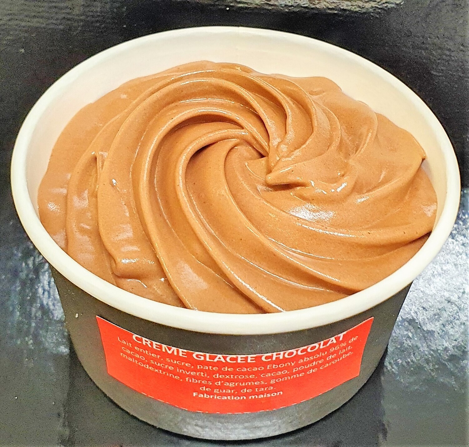 CREME GLACEE  CHOCOLAT NOIR 150 ML