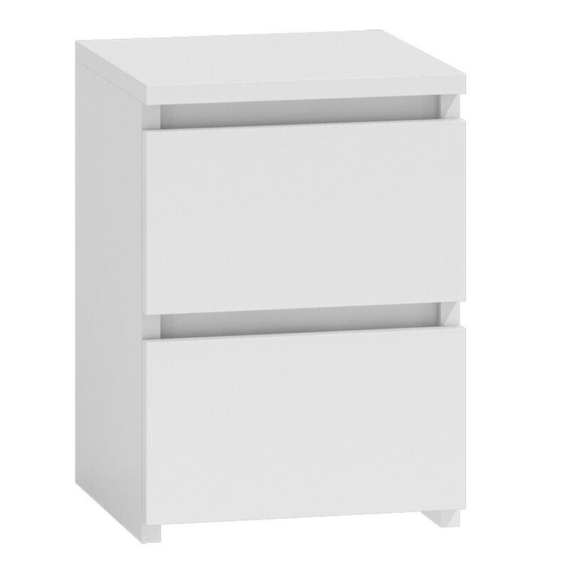 Chest of Drawers White Bedroom Furniture Hallway Tall Wide Storage 2 Draws