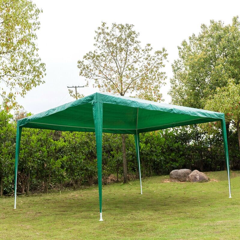 3x4m Heavy Duty Gazebo Waterproof Marquee Canopy Outdoor Garden Party Tent Green