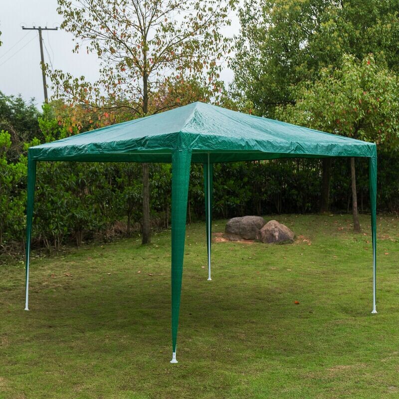 3x3m Waterproof Outdoor Pop Up Gazebo Marquee Canopy Party Wedding Tent Green