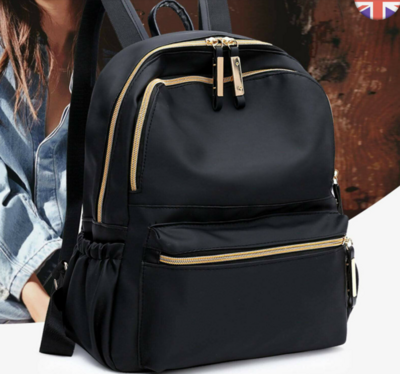 Ladies Shoulder School Bags Rucksack PU Leather Handbag Pack Travel Bag Fashion