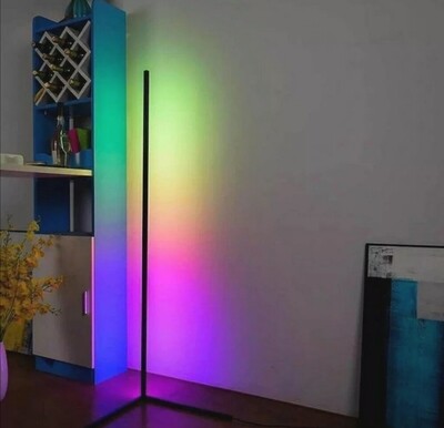 RGB Corner Floor Lamp Modern Colour Remote Minimalist LED Corner Standing Light