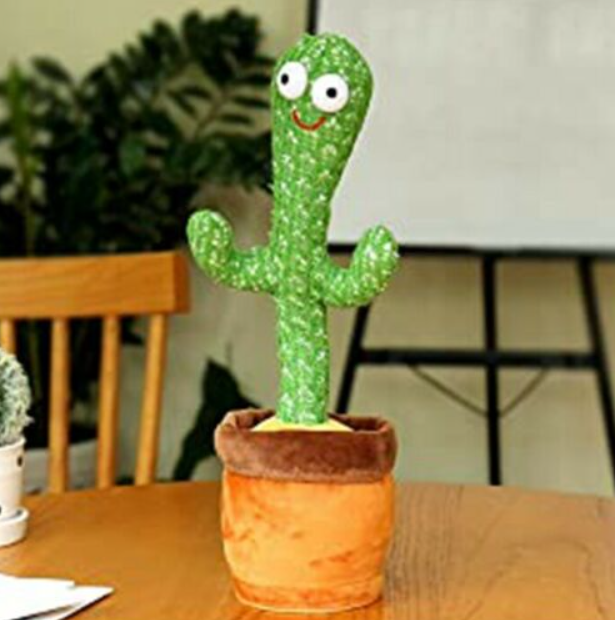 Dancing Cactus Talking Sing Sound Record Repeat Cute Cactus Toys Children&#39;s XMAS