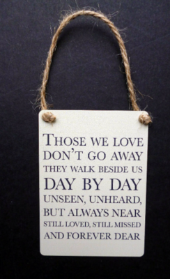 ​Memorial Gifts Keepsake In Loving Memory Of Thinking You Sympathy Sister Mum Dad
