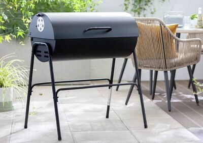 ​Portable Home Barbecue Grill Fire Pit Charcoal Oil Drum Camping  Patio Garden Outdoor Party BBQ