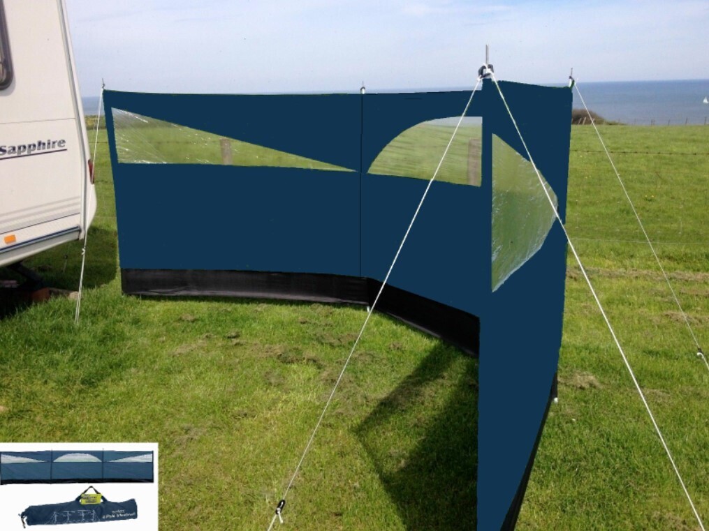 3 Panel / 5 Panel Wind Screen Camping Windbreaker