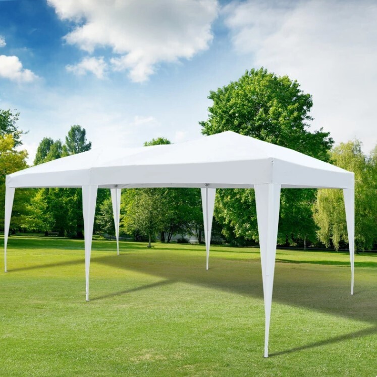 ​3x6M Pop Up Gazebo Patio Party Event Heavy Duty Canopy White Grey Blue Green