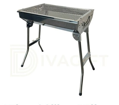​Folding BBQ Charcoal Barbecue Portable Grill Steel Stainless Garden Picnic Stove