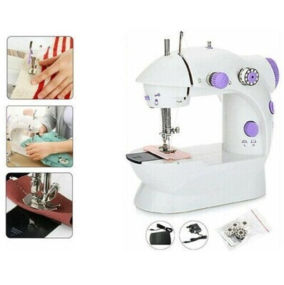 ​NEW MINI ELECTRIC PORTABLE SEWING MACHINE STITCH LIGHT TRAVEL CRAFT RECHARGE
