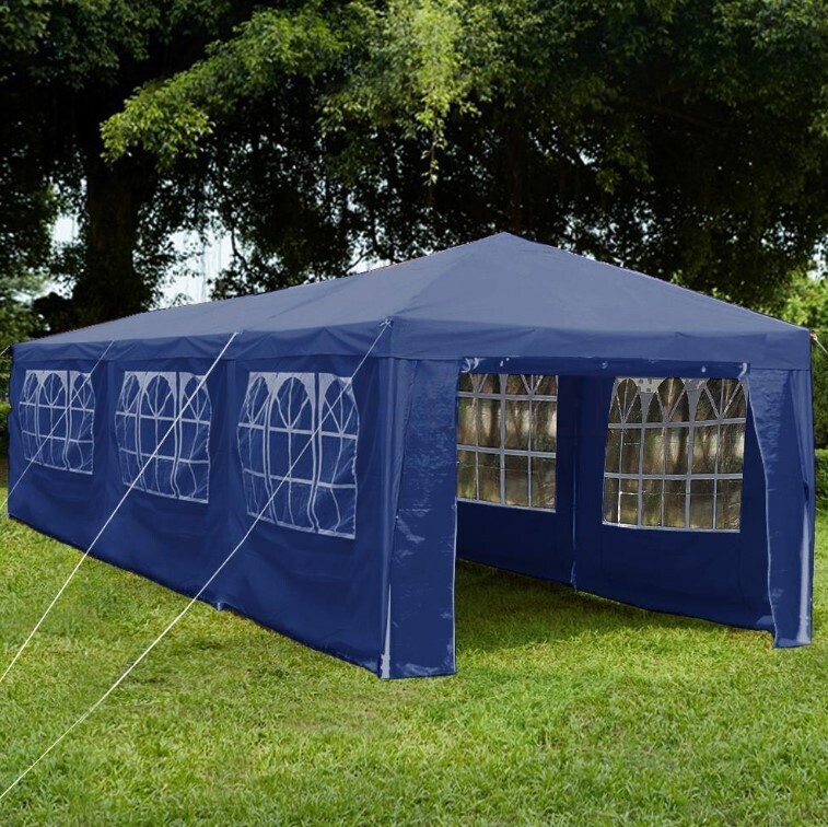 Gazebo Water Resistant 3x9m Outdoor Garden Heavy Duty Marquee Canopy Tent
