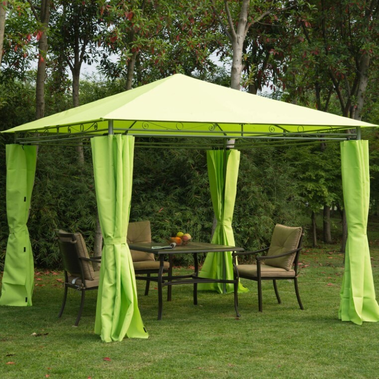 ​3m x 3m Metal Gazebo Marquee Outdoor Garden Party Tent Canopy Shelter Pavilion