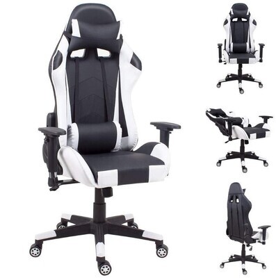Racing Gaming Office Chair Executive Home Swivel Leather Sport Computer Desk