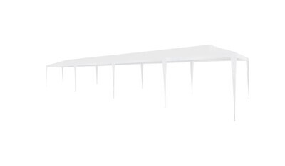 Party Tent 3x12 m PE White Garden Outdoor