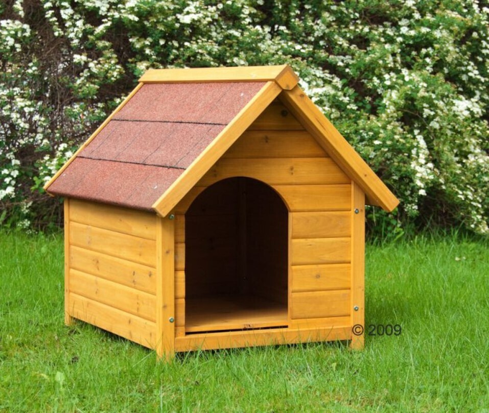 ​Dog Kennel Spike Classic Waterproof Wooden Elevated Outdoor S M L XL XXL