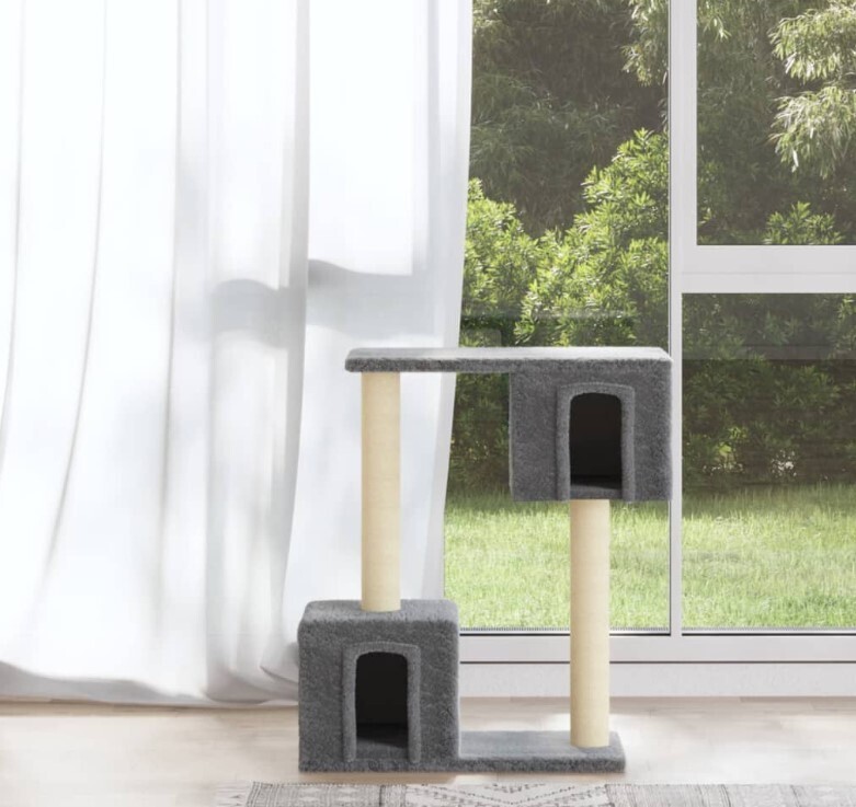 ​Cat Tree with Sisal Scratching Posts Cat Playhouse Condo