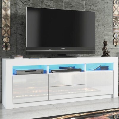 TV Stand 160cm + LED Lights